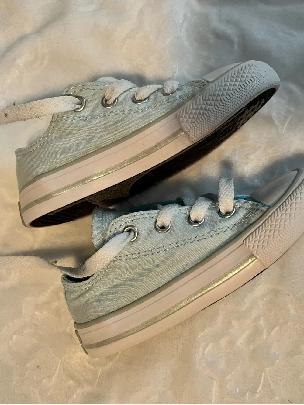 Converse baby Aqua Canvas Low-Top Sneakers